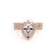 Verragio Halo Pear Engagement Ring