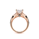 Verragio Three-Stone Princess Engagement Ring