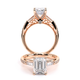 Verragio Three-Stone Emerald Engagement Ring