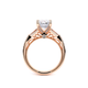 Verragio Three-Stone Emerald Engagement Ring