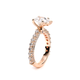 Verragio Pave Pear Engagement Ring