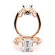 Verragio Three-Stone Emerald Engagement Ring