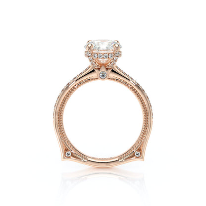 Verragio Halo Round Engagement Ring