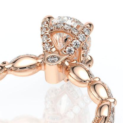 Verragio Halo Pear Engagement Ring