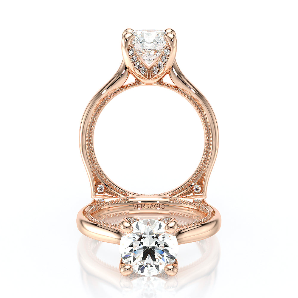 Verragio Halo Round Engagement Ring