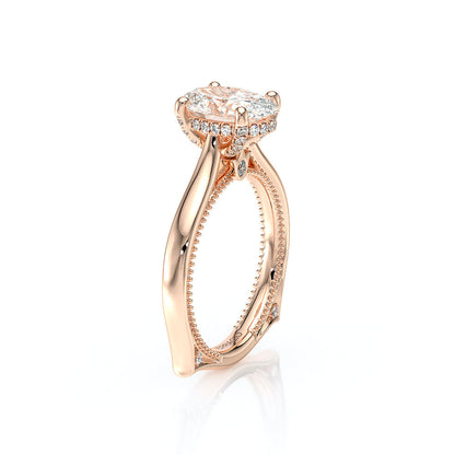 Verragio Halo Oval Engagement Ring