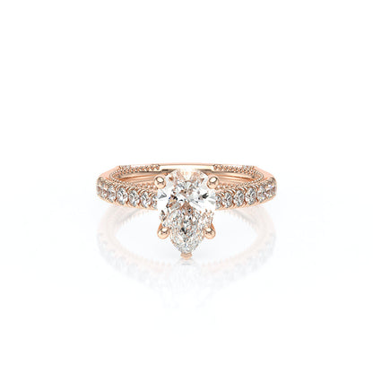 Verragio Halo Pear Engagement Ring