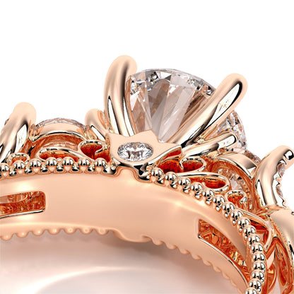 Verragio Three-Stone Round Engagement Ring