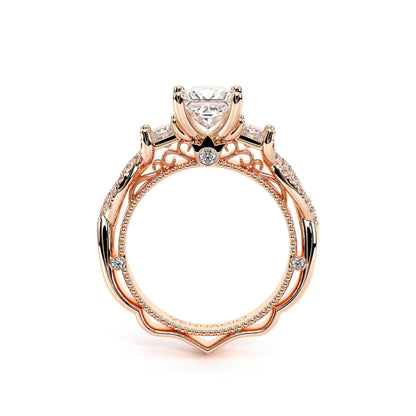 Verragio Three-Stone Princess Engagement Ring
