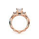 Verragio Three-Stone Princess Engagement Ring