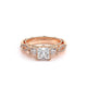 Verragio Three-Stone Princess Engagement Ring