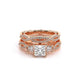 Verragio Three-Stone Princess Engagement Ring