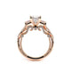 Verragio Three-Stone Princess Engagement Ring