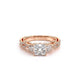 Verragio Three-Stone Princess Engagement Ring