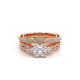 Verragio Three-Stone Princess Engagement Ring