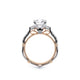 Verragio Three-Stone Round Engagement Ring