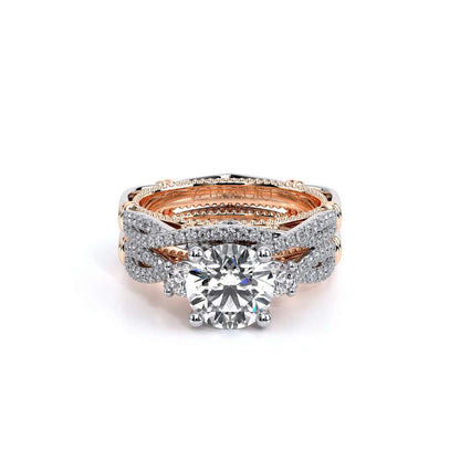 Verragio Three-Stone Round Engagement Ring