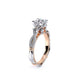 Verragio Three-Stone Princess Engagement Ring