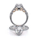 Verragio Pave Oval Engagement Ring