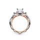 Verragio Three-Stone Oval Engagement Ring