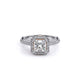 Verragio Halo Princess Engagement Ring