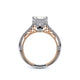 Verragio Halo Princess Engagement Ring