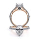 Verragio Halo Pear Engagement Ring