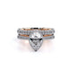 Verragio Halo Pear Engagement Ring