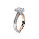 Verragio Halo Princess Engagement Ring