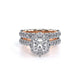 Verragio Halo Princess Engagement Ring