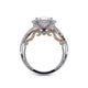 Verragio Halo Princess Engagement Ring