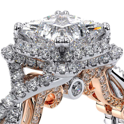 Verragio Halo Princess Engagement Ring