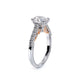 Verragio Pave Oval Engagement Ring