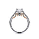 Verragio Pave Oval Engagement Ring
