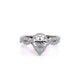 Verragio Halo Pear Engagement Ring