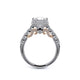 Verragio Halo Princess Engagement Ring