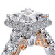 Verragio Halo Princess Engagement Ring