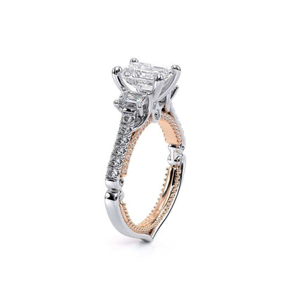 Verragio Three-Stone Emerald Engagement Ring