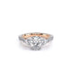Verragio Three-Stone Oval Engagement Ring
