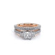 Verragio Three-Stone Princess Engagement Ring