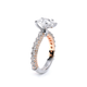 Verragio Pave Pear Engagement Ring