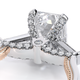Verragio Three-Stone Emerald Engagement Ring