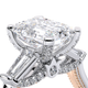 Verragio Three-Stone Emerald Engagement Ring