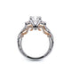 Verragio Three-Stone Round Engagement Ring