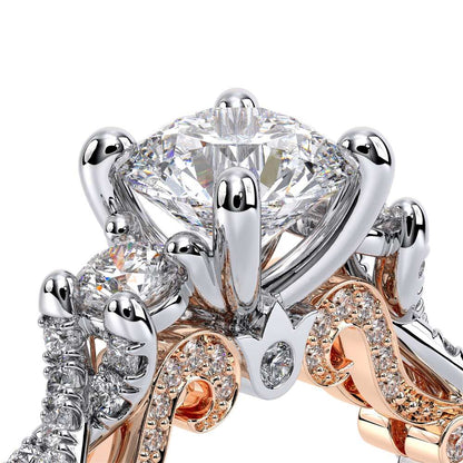Verragio Three-Stone Round Engagement Ring