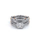 Verragio Three-Stone Princess Engagement Ring