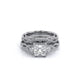 Verragio Three-Stone Princess Engagement Ring