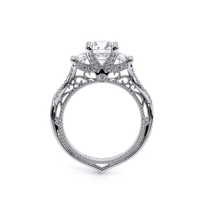 Verragio Three-Stone Round Engagement Ring