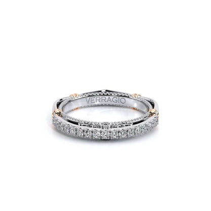 Verragio Halo Round Wedding Band