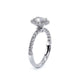 Verragio Halo Oval Engagement Ring